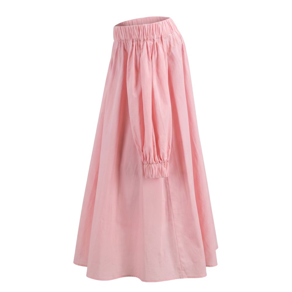 Trussardi Jeans Rosa Baumwollkleid