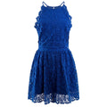 Trussardi Jeans Damenkleid aus blauem Polyester