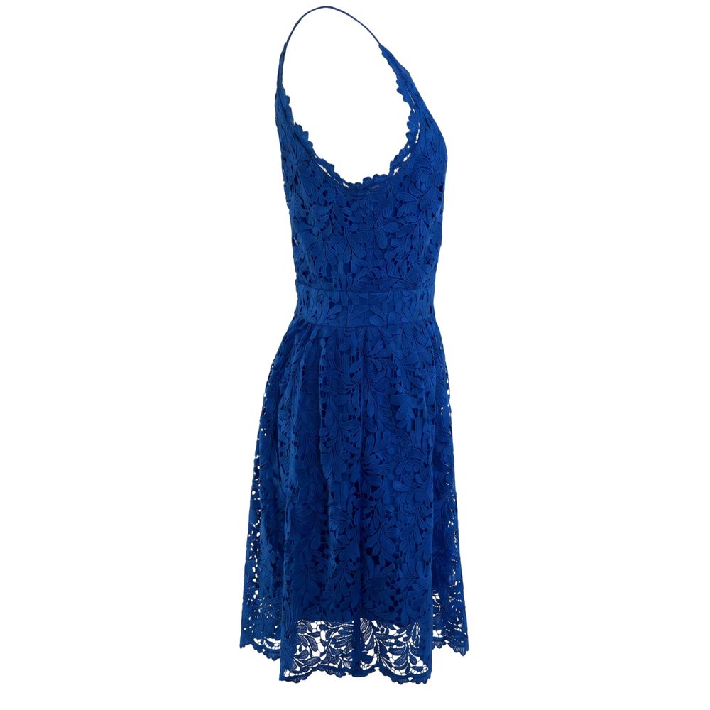 Trussardi Jeans Damenkleid aus blauem Polyester