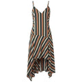 Trussardi Jeans Braunes Viskose-Kleid für Damen
