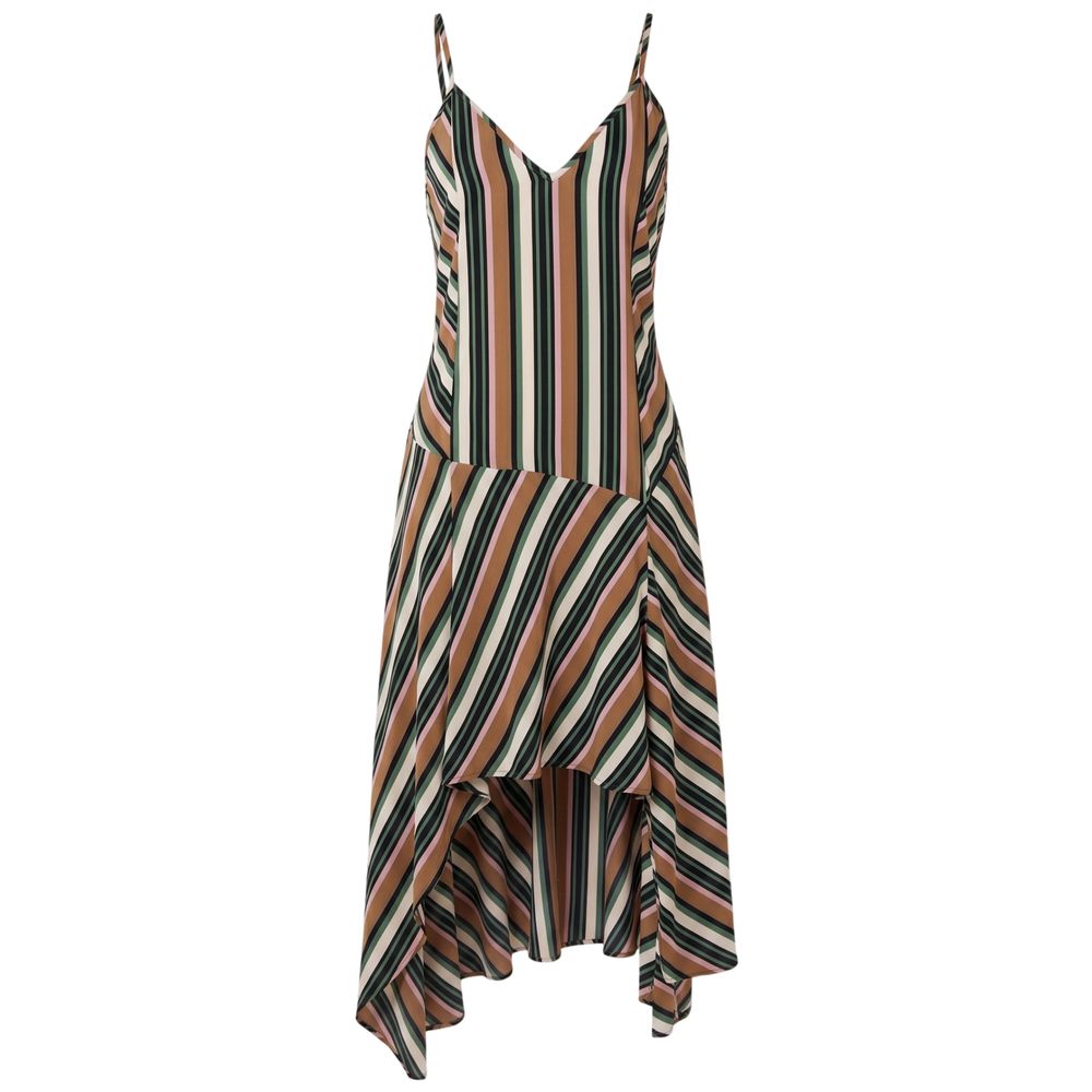 Trussardi Jeans Braunes Viskose-Kleid für Damen