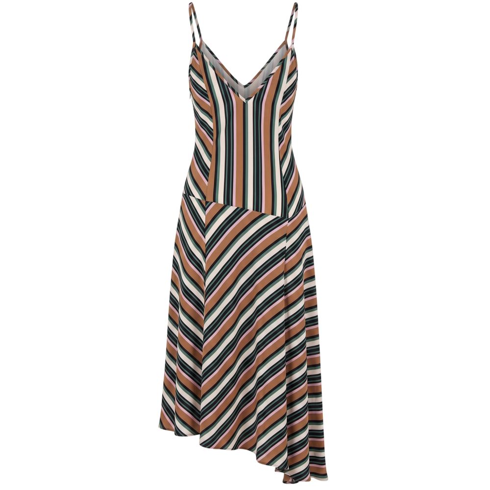 Trussardi Jeans Braunes Viskose-Kleid für Damen