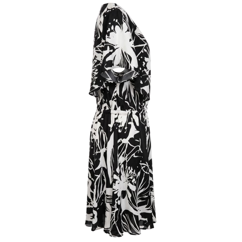 Trussardi Jeans Schwarzes Freizeitkleid aus Polyester