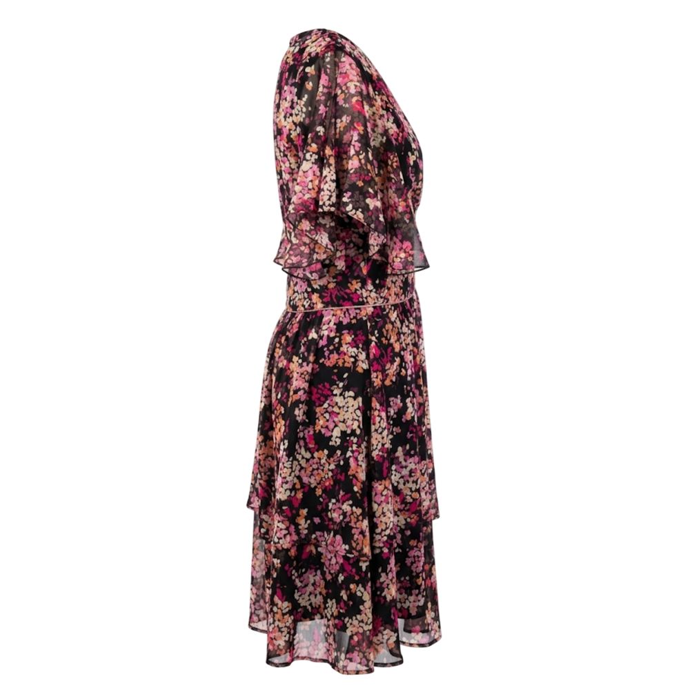 Trussardi Jeans Schwarzes Freizeitkleid aus Polyester