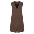 Trussardi Jeans Beiges Freizeitkleid aus Polyester