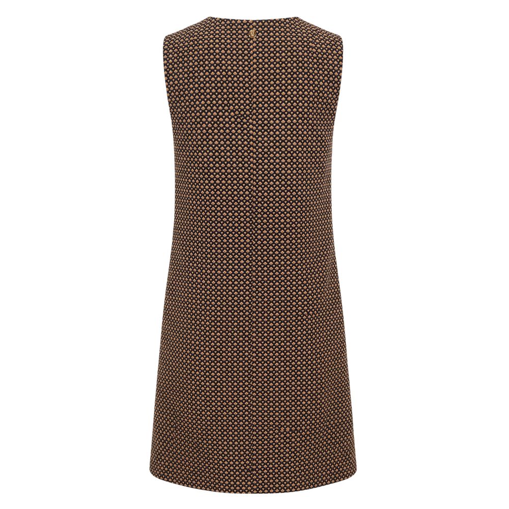 Trussardi Jeans Beiges Freizeitkleid aus Polyester