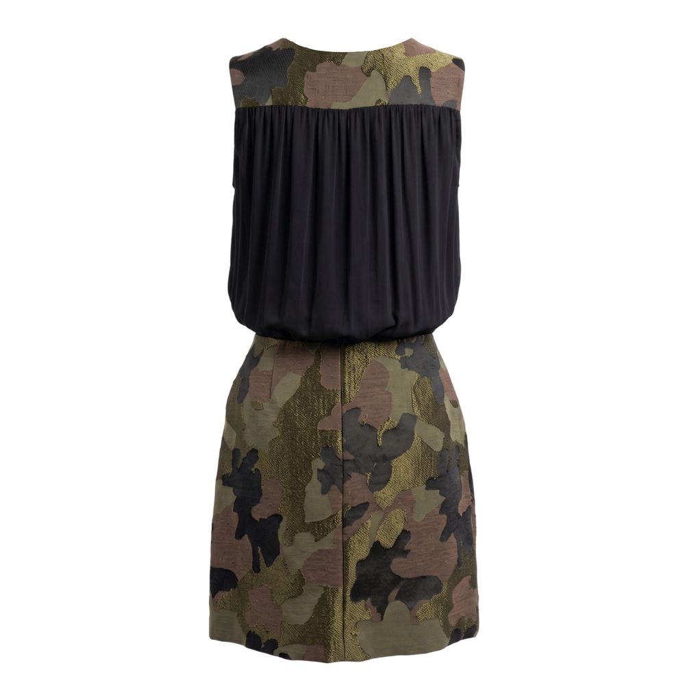 Trussardi Jeans Schwarzes Baumwollkleid