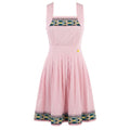 Trussardi Jeans Rosa Baumwollkleid