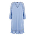 Trussardi Jeans Blaues Damenkleid aus Polyester