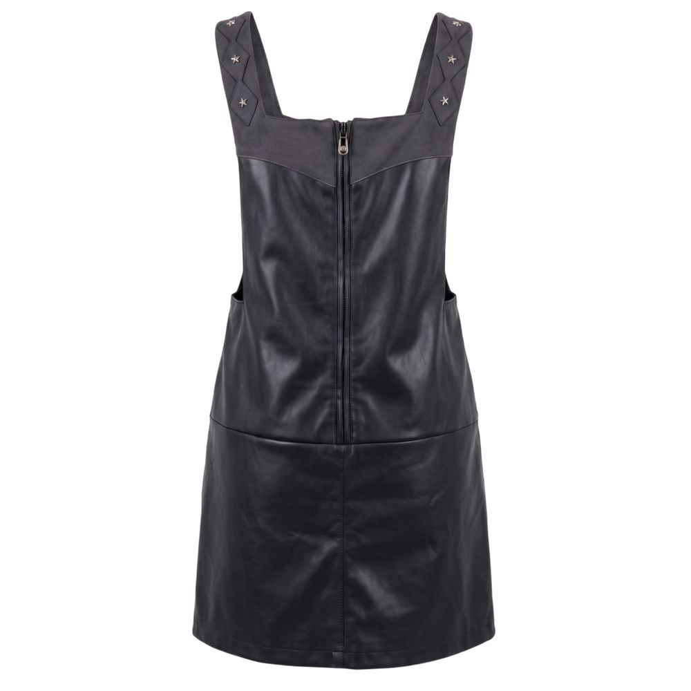 Trussardi Jeans Blaues Damenkleid aus Polyester