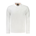 Hugo Boss Bianco Baumwoll-Poloshirt für Herren
