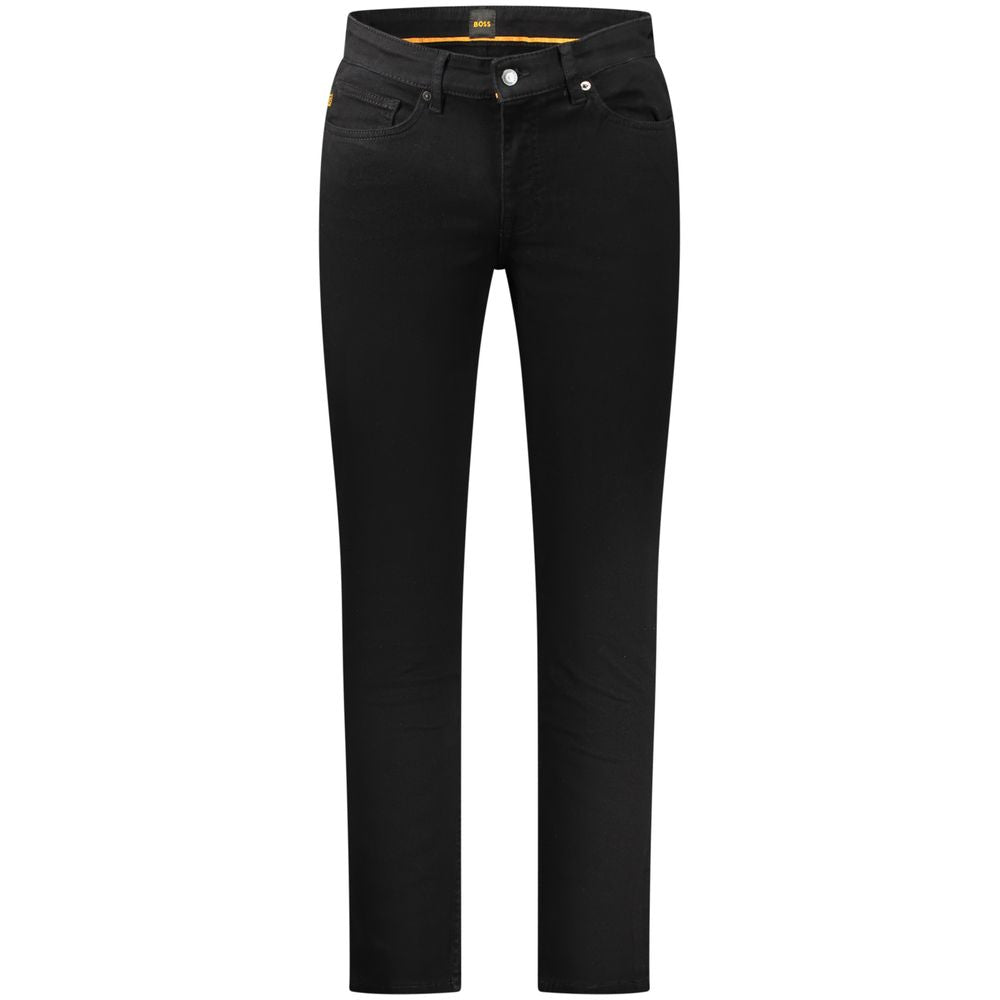 Hugo Boss Schwarze Baumwoll-Jeans aus Denim