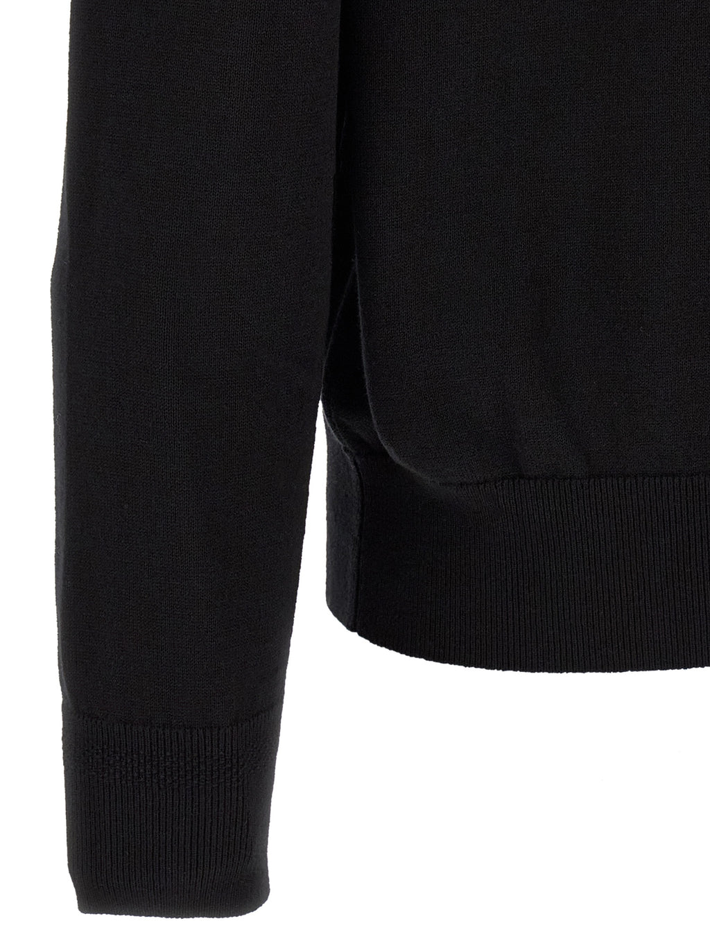 Hugo Boss Schwarzer Baumwollcardigan