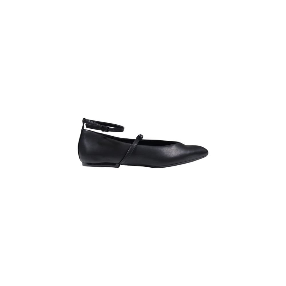 Armani Exchange Schwarze Plateau-Pumps aus Polyester