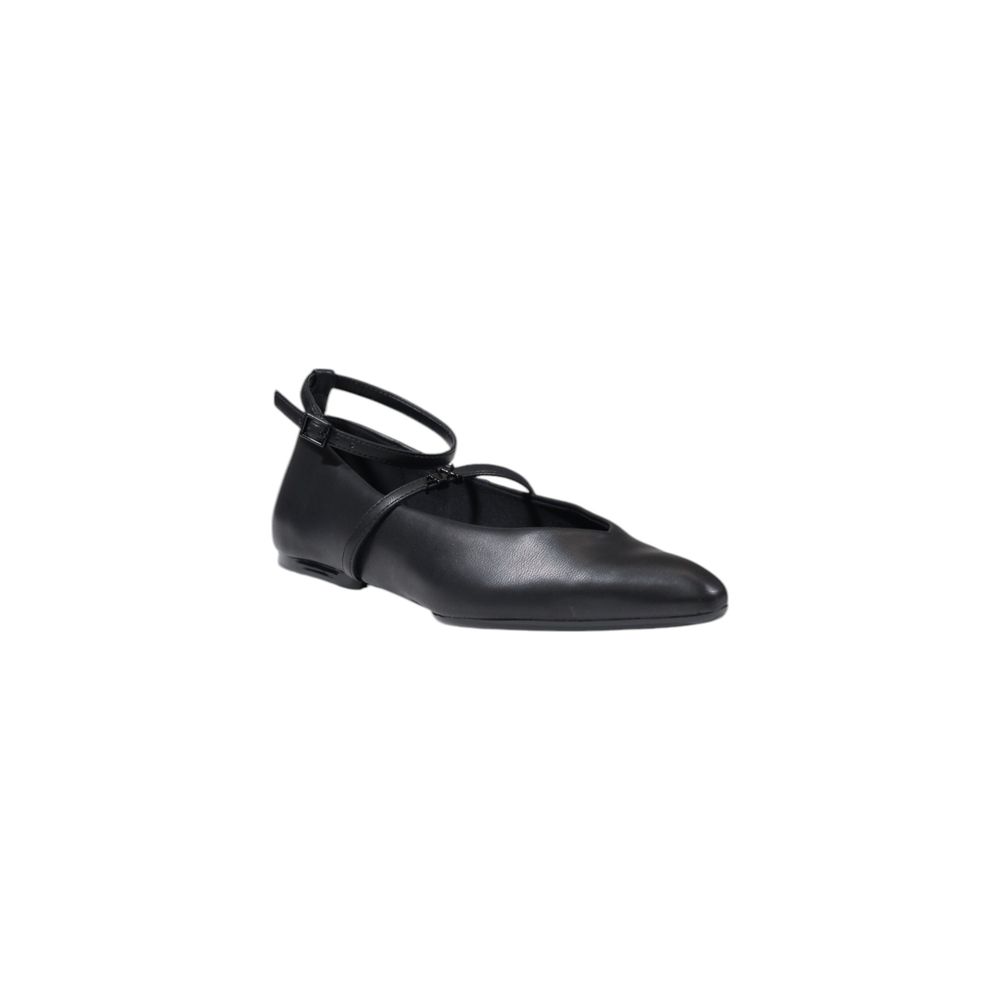 Armani Exchange Schwarze Plateau-Pumps aus Polyester