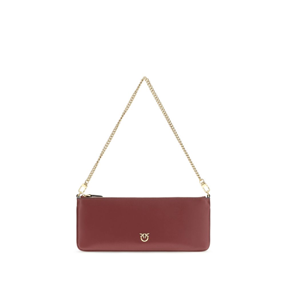 PINKO Bordeaux Kalbsleder Bos Taurus Geldbörse