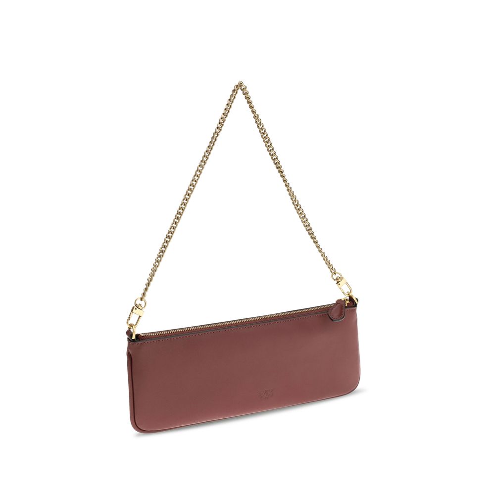 PINKO Bordeaux Kalbsleder Bos Taurus Geldbörse