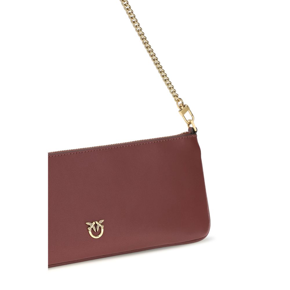 PINKO Bordeaux Kalbsleder Bos Taurus Geldbörse
