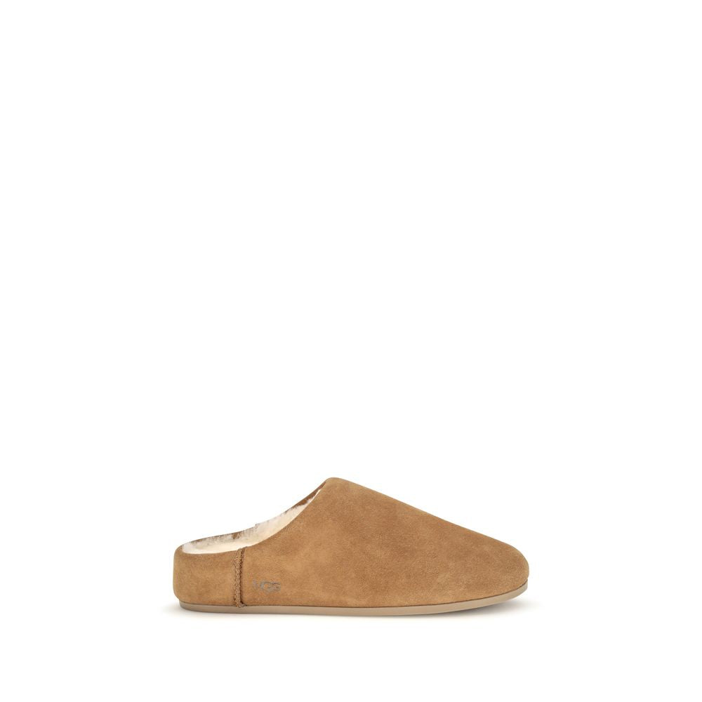 UGG Beige Leder Mules