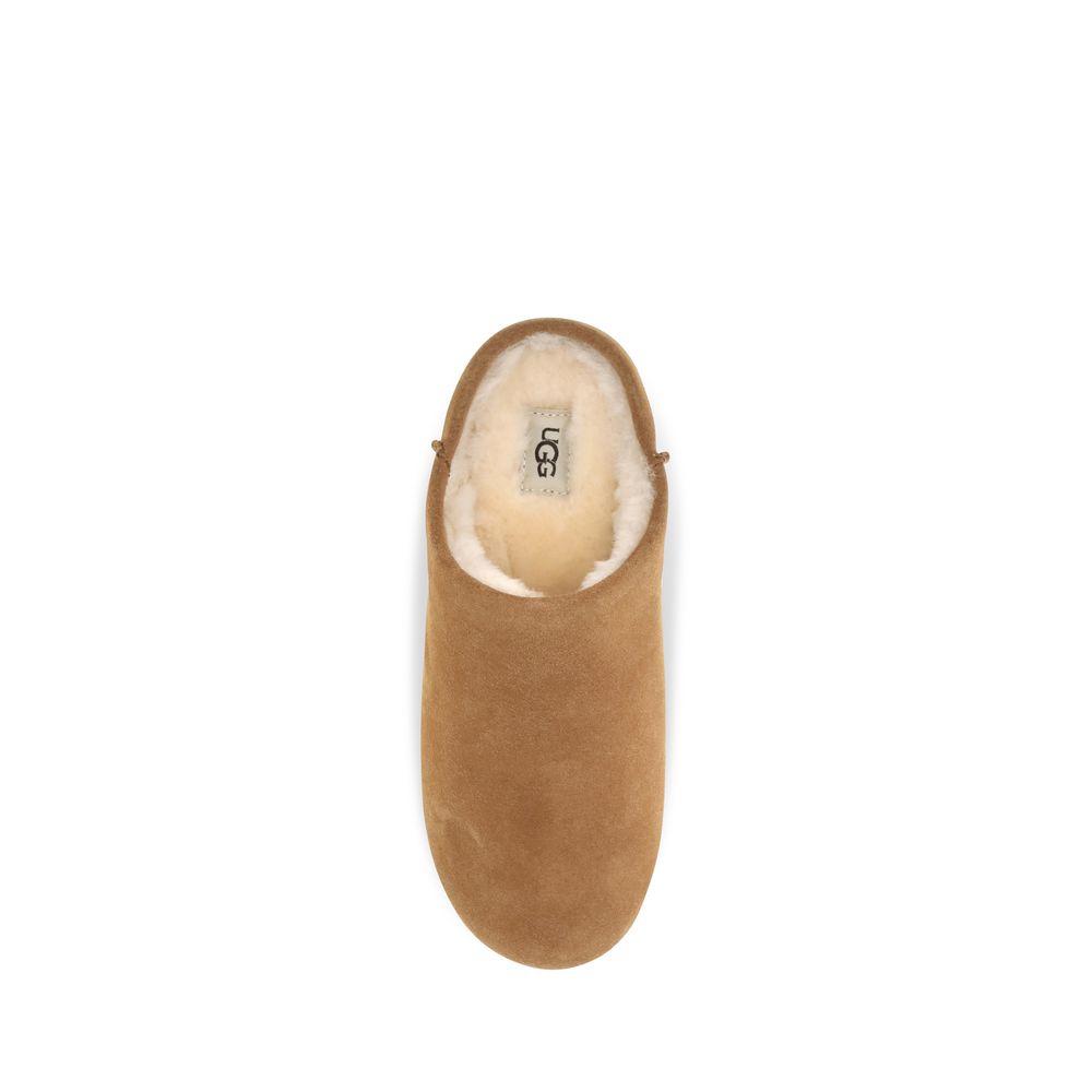 UGG Beige Leder Mules