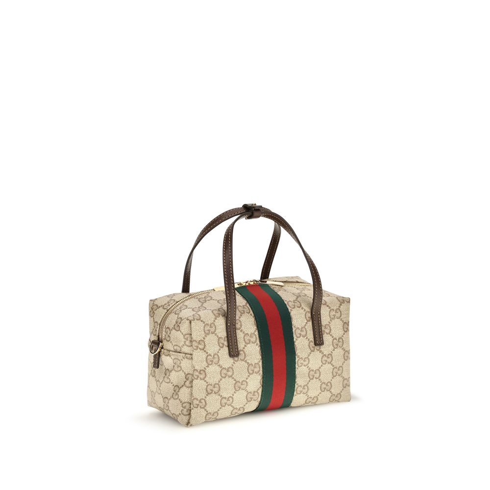 Gucci Beige Stoff-Handtasche