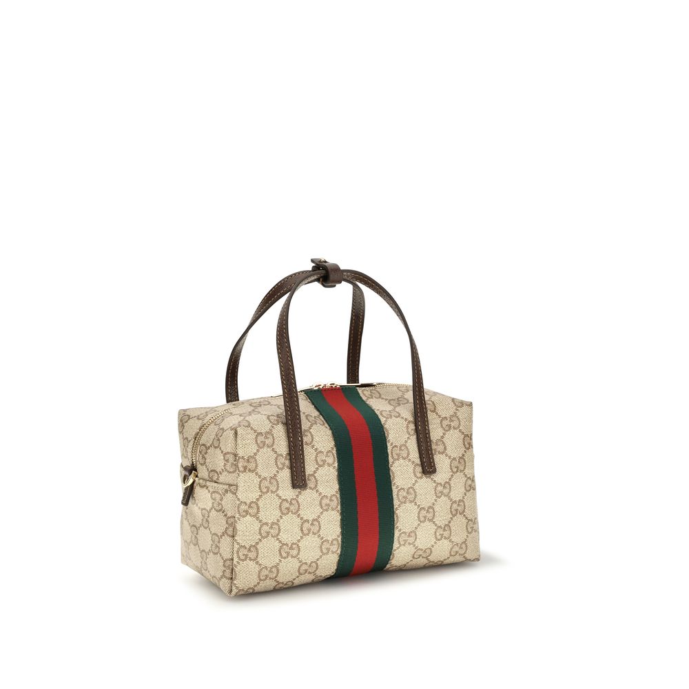 Gucci Beige Stoff-Handtasche