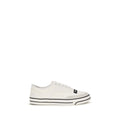 Dolce & Gabbana Weiße Low-Top-Sneaker aus Baumwolle