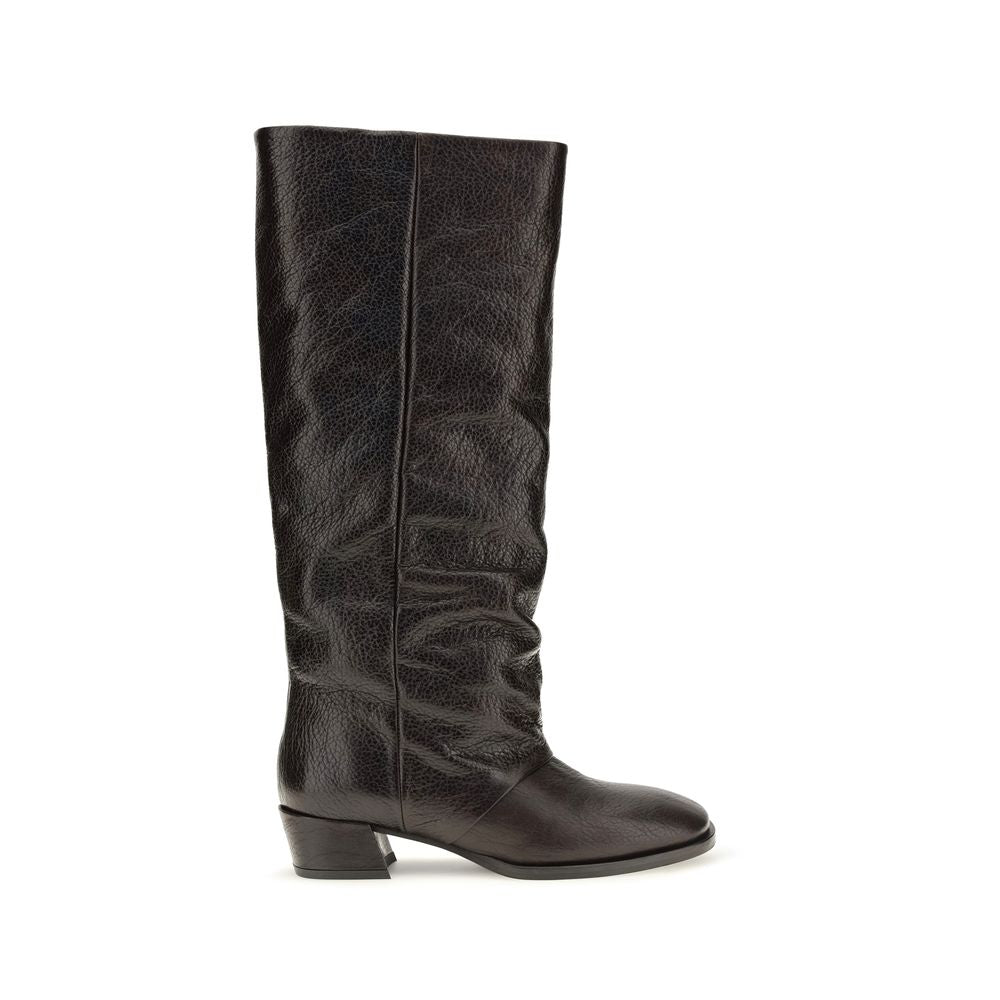 P.A.R.O.S.H. Braune Kalbsleder Bos Taurus Stiefeletten