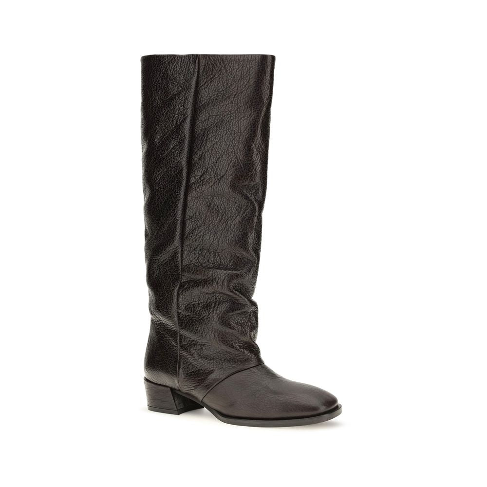 P.A.R.O.S.H. Braune Kalbsleder Bos Taurus Stiefeletten