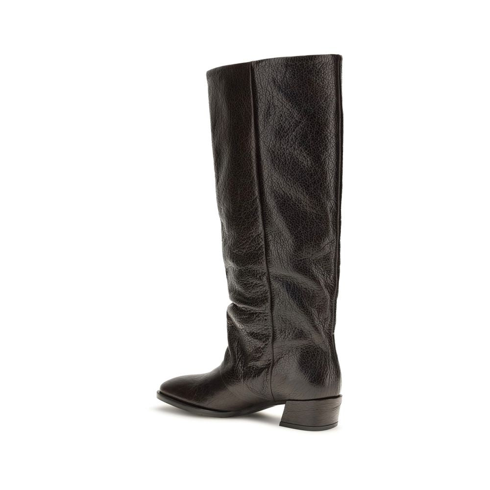 P.A.R.O.S.H. Braune Kalbsleder Bos Taurus Stiefeletten