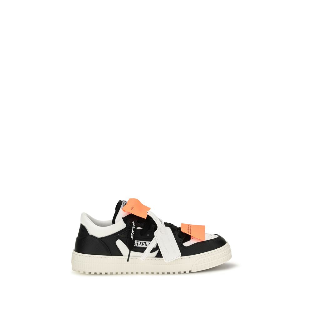 Off-White Multicolor Calf Leather Bos Taurus Low Top Sneakers
