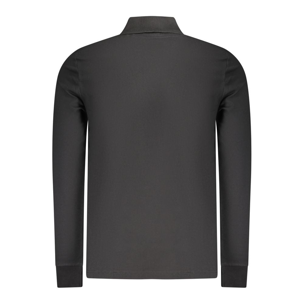Hugo Boss Schwarzes Herren-Poloshirt aus Baumwolle