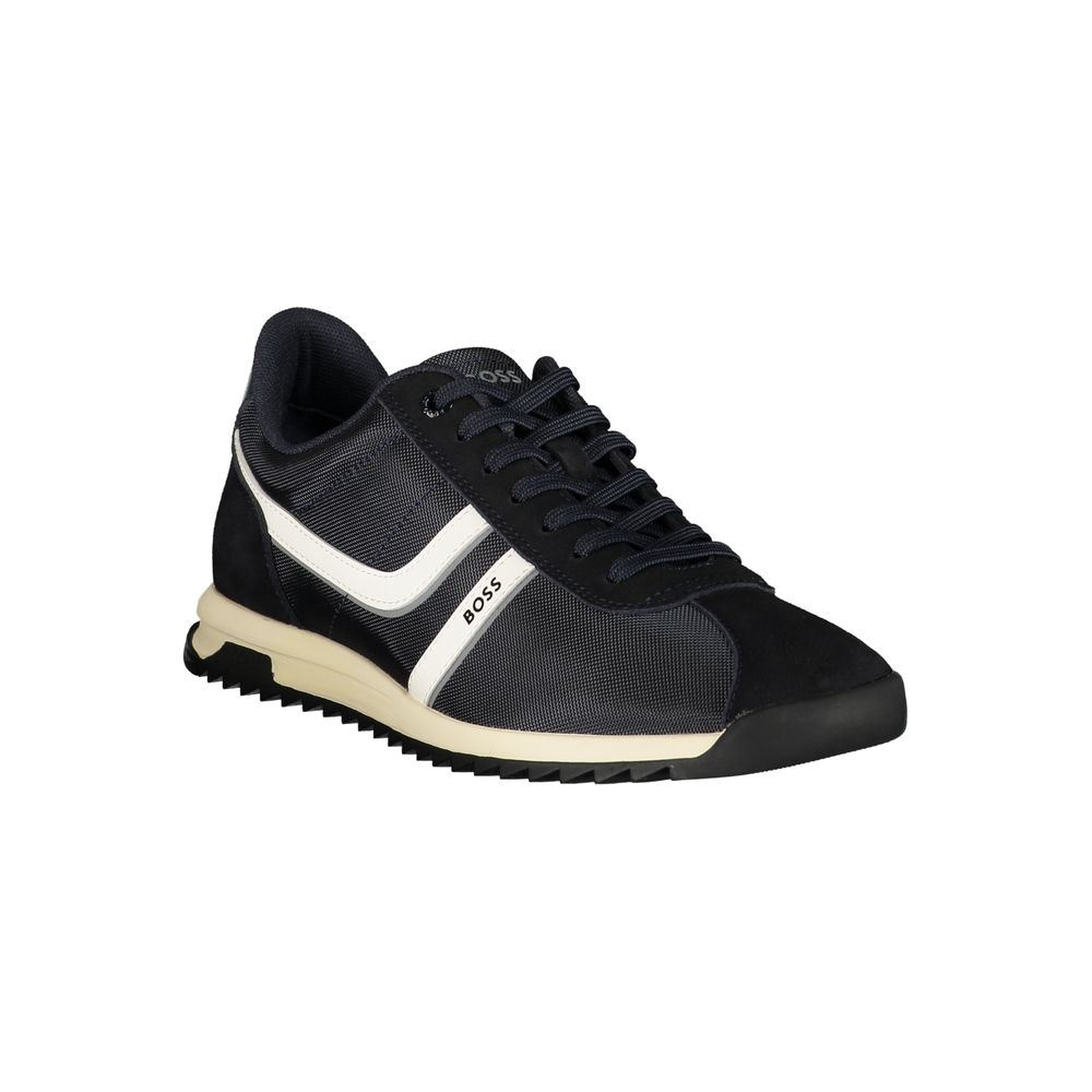 Hugo Boss Blauer Sneaker aus Polyurethan für Herren