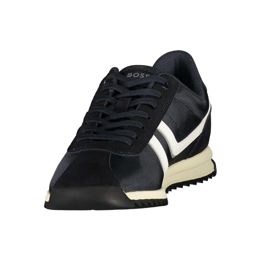 Hugo Boss Blauer Sneaker aus Polyurethan für Herren
