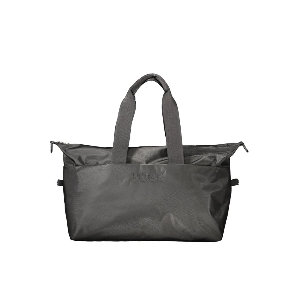 Hugo Boss Schwarze Herren-Tasche aus Polyurethan