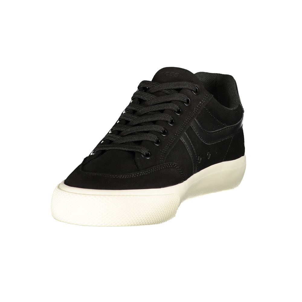 Hugo Boss Schwarze Sportschuhe aus Polyester