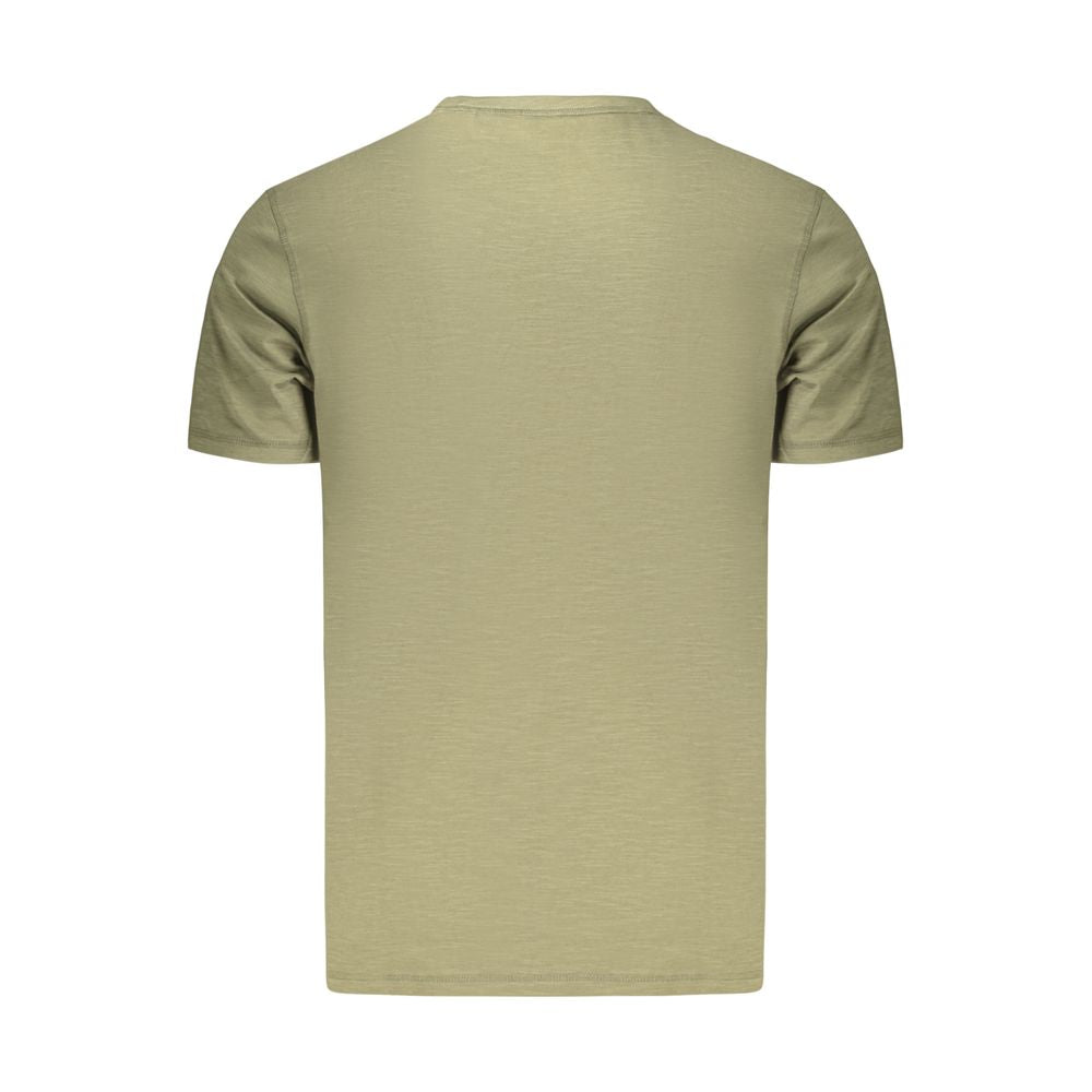 Hugo Boss Grünes Baumwoll-T-Shirt für Herren