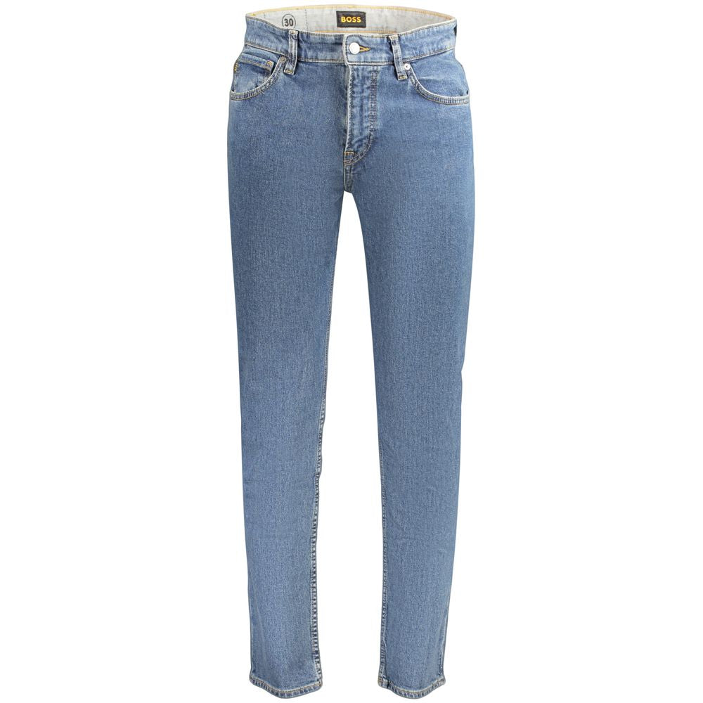 Hugo Boss Blaue Herren-Jeans aus Baumwolle