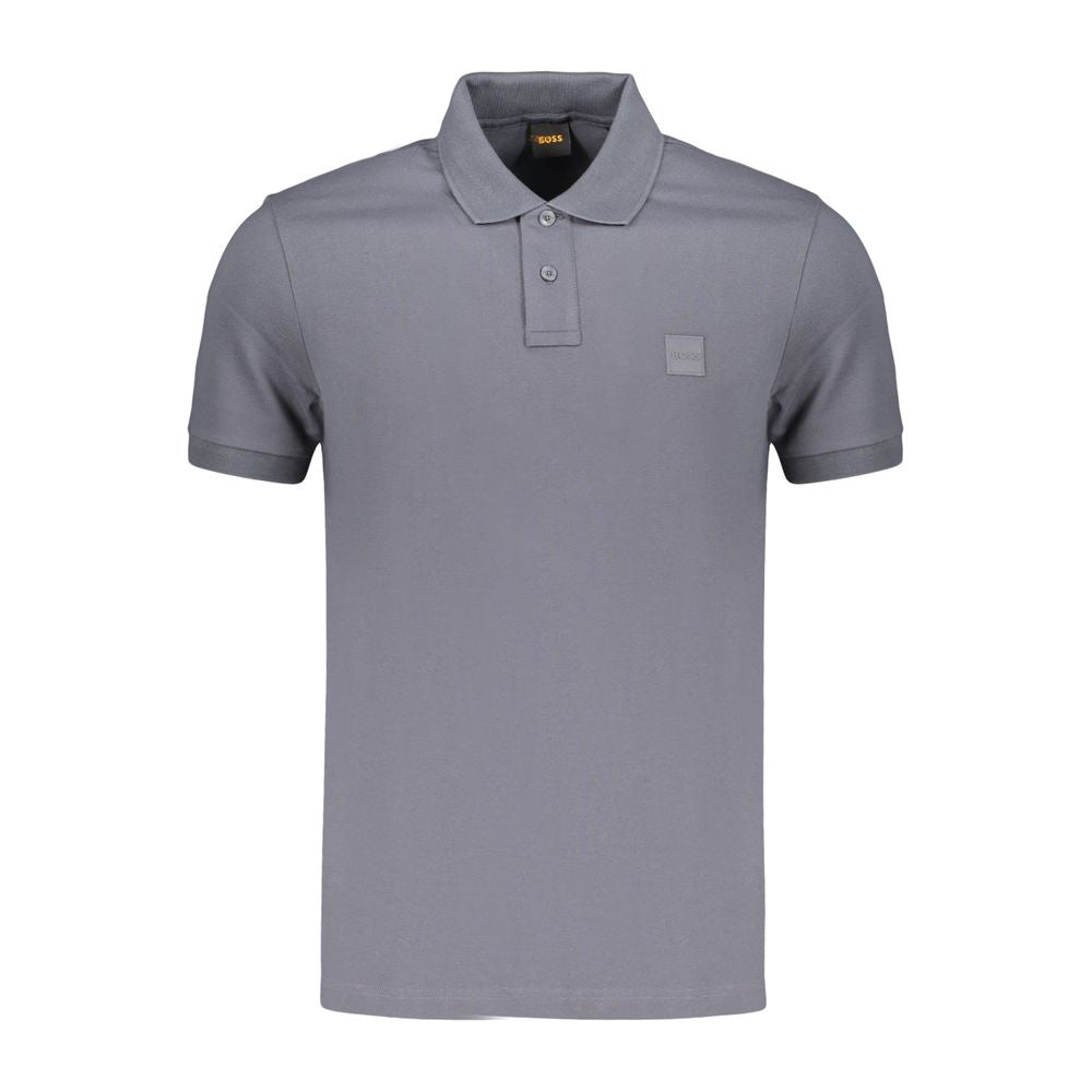 Hugo Boss Blaues Baumwoll-Poloshirt für Herren