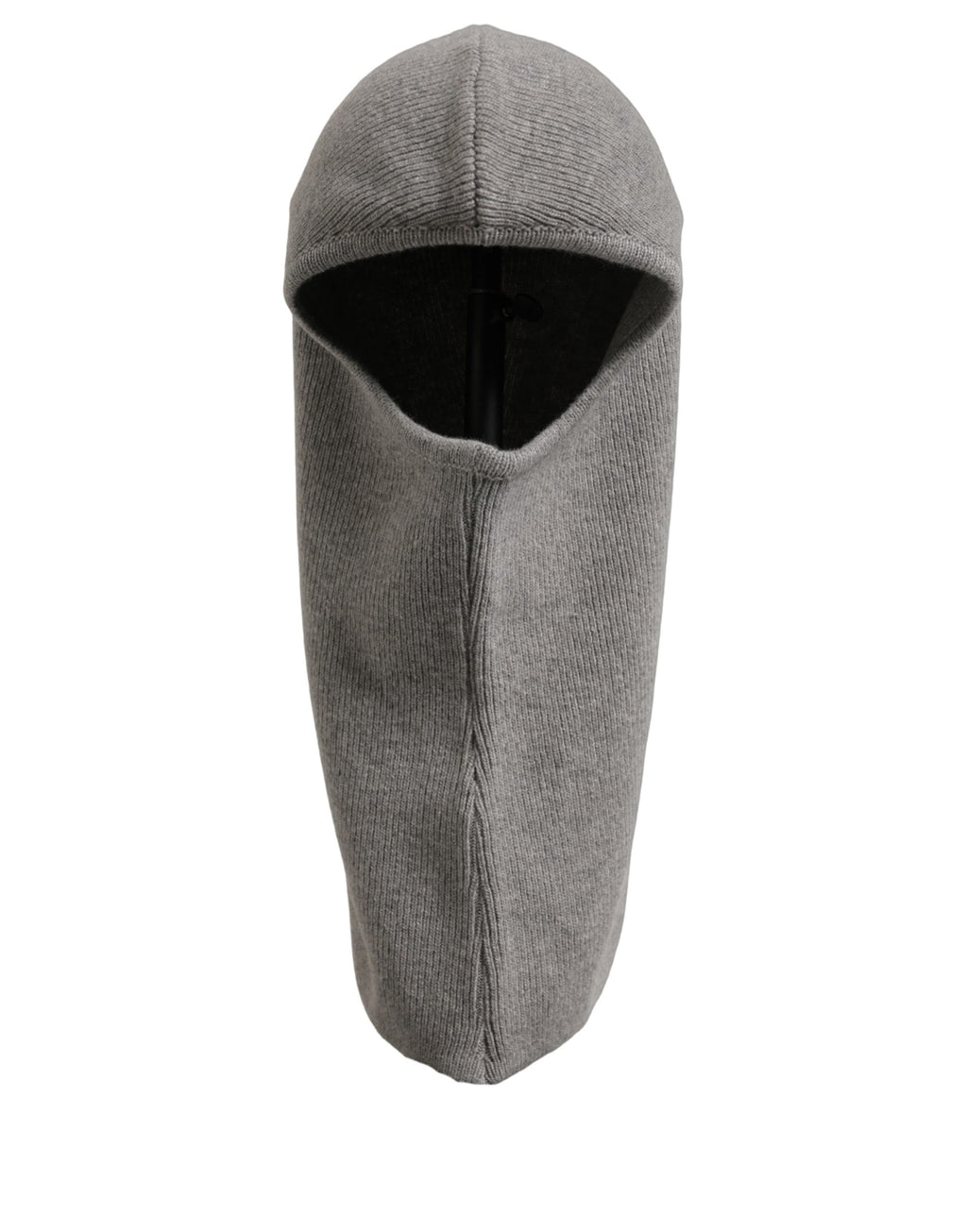 Dolce & Gabbana Herren Grau Rippstrick Sturmhaube One Size Mütze
