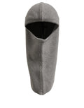 Dolce & Gabbana Herren Grau Rippstrick Sturmhaube One Size Mütze