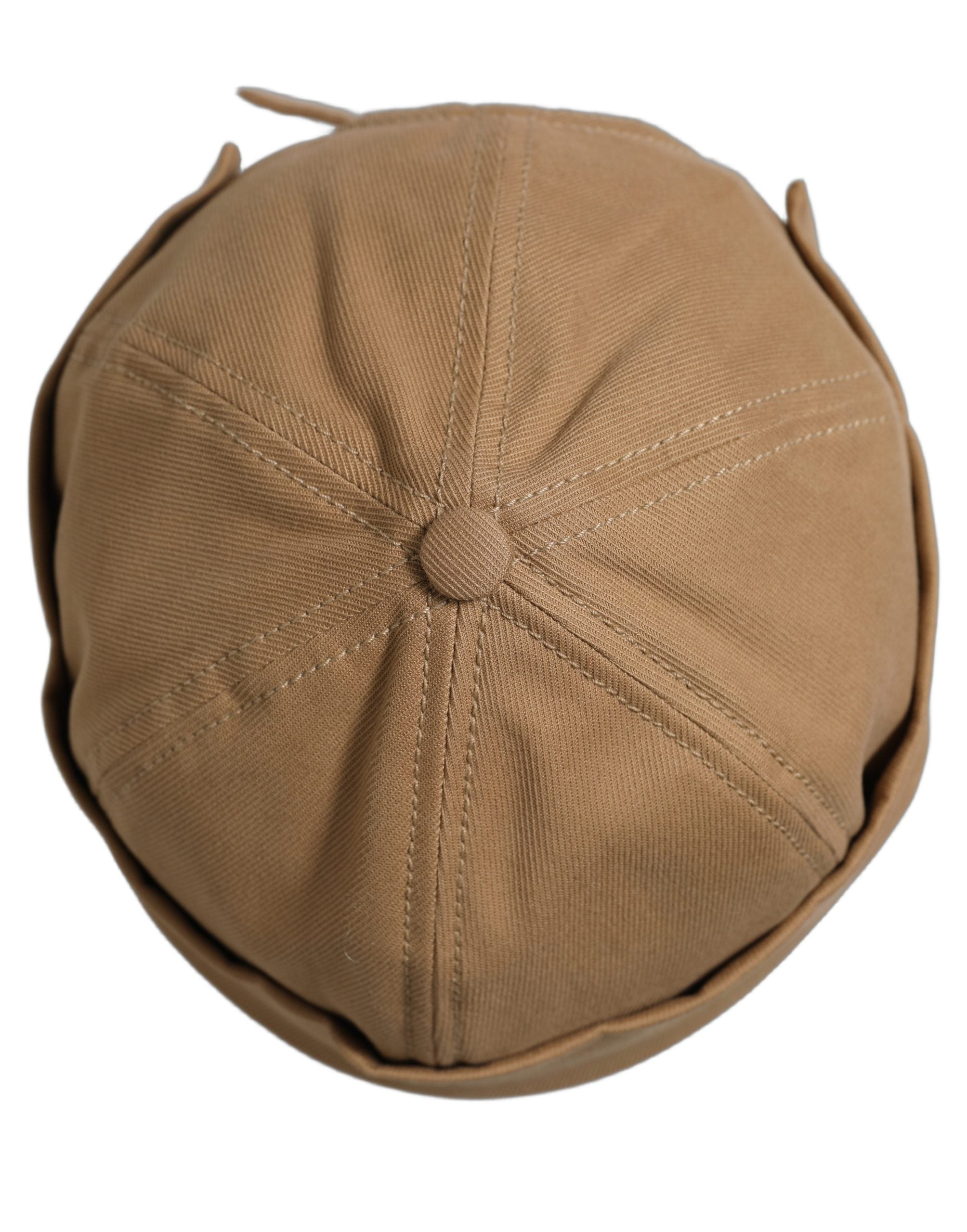 Dolce & Gabbana Herren Khaki Baumwoll Docker Capello Hut ohne Krempe