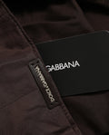 Dolce & Gabbana Herren Schirmmütze aus Baumwolle in Braun