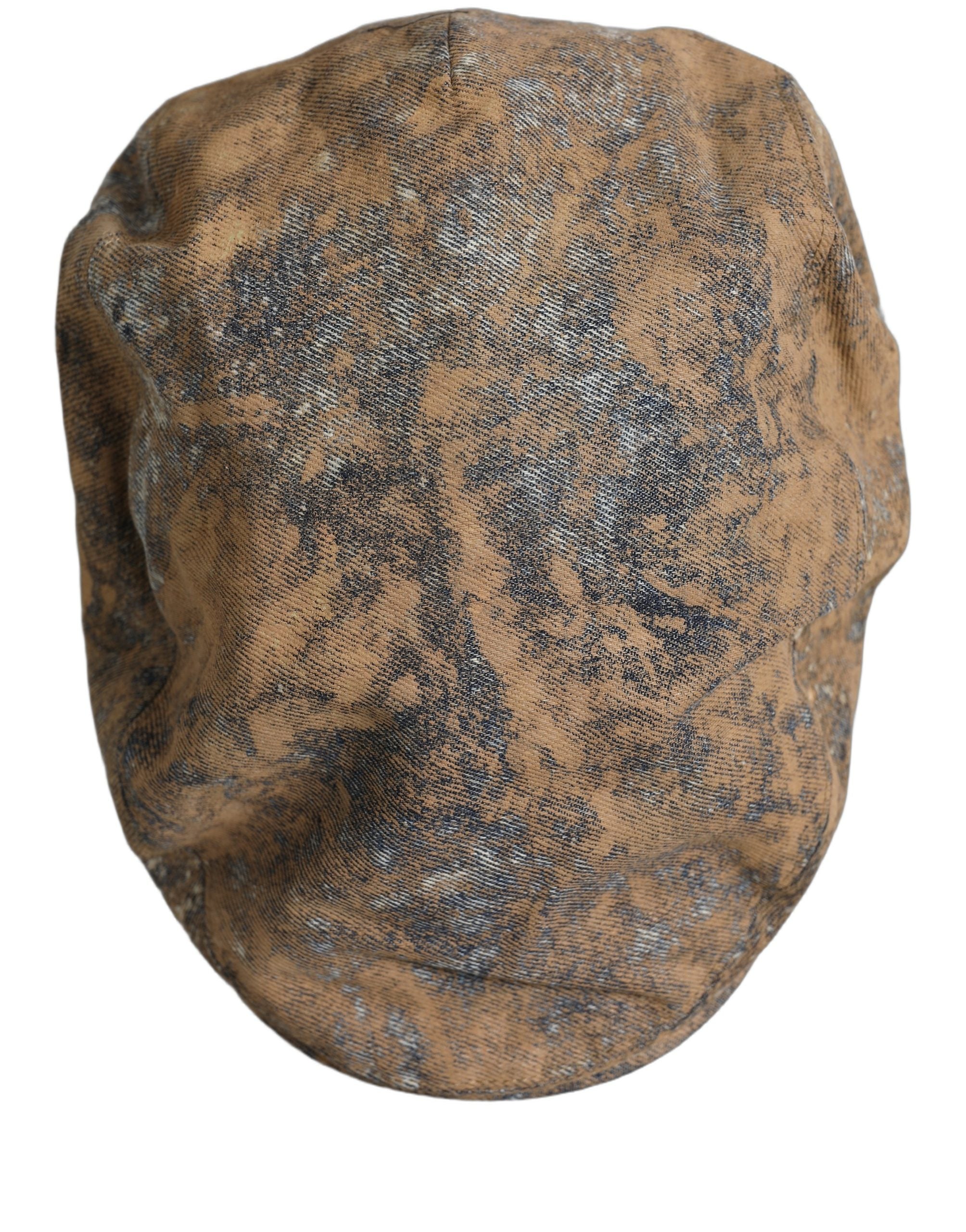 Dolce & Gabbana Herren Schirmmütze aus Baumwolle in Braun
