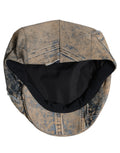 Dolce & Gabbana Braune Baumwoll-Denim-Schiebermütze