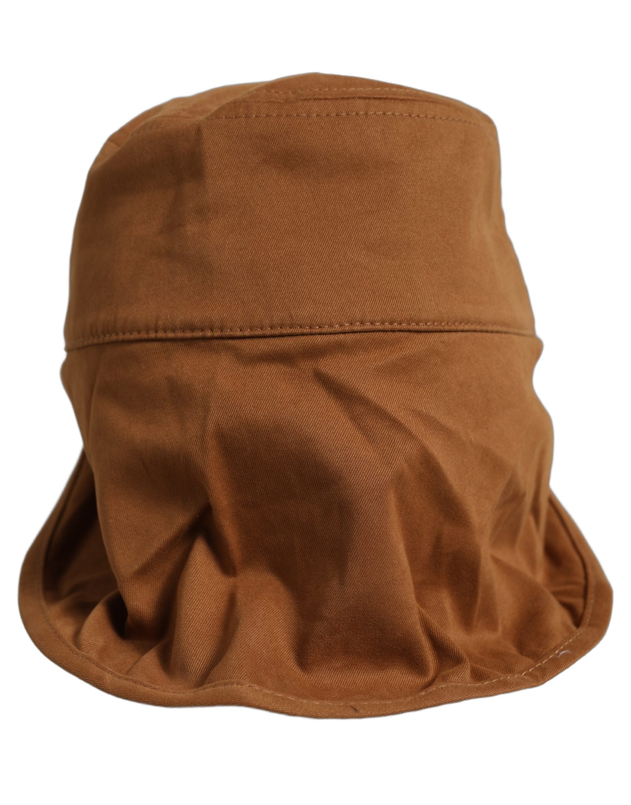 Dolce & Gabbana Herren Baseballcap aus Baumwolle in Braun mit doppeltem Schirm