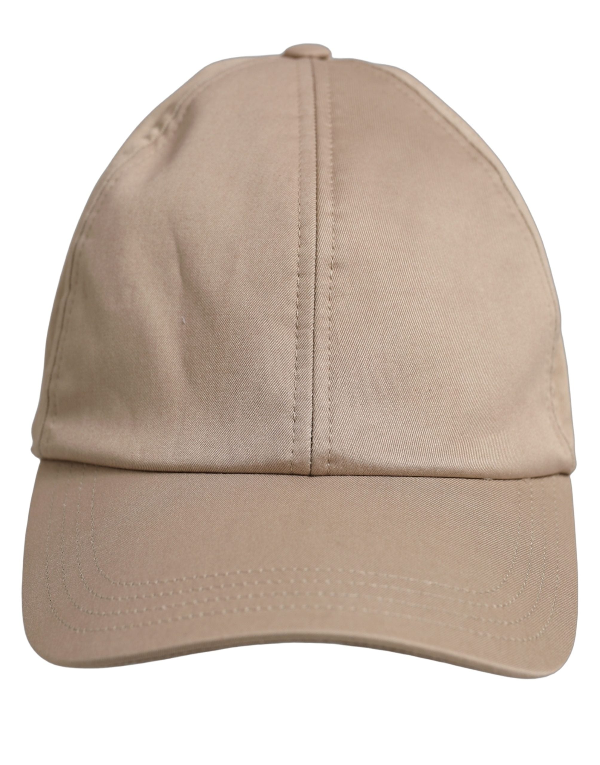 Dolce & Gabbana Herren Baseballkappe aus Baumwolle mit Stretchanteil in Beige