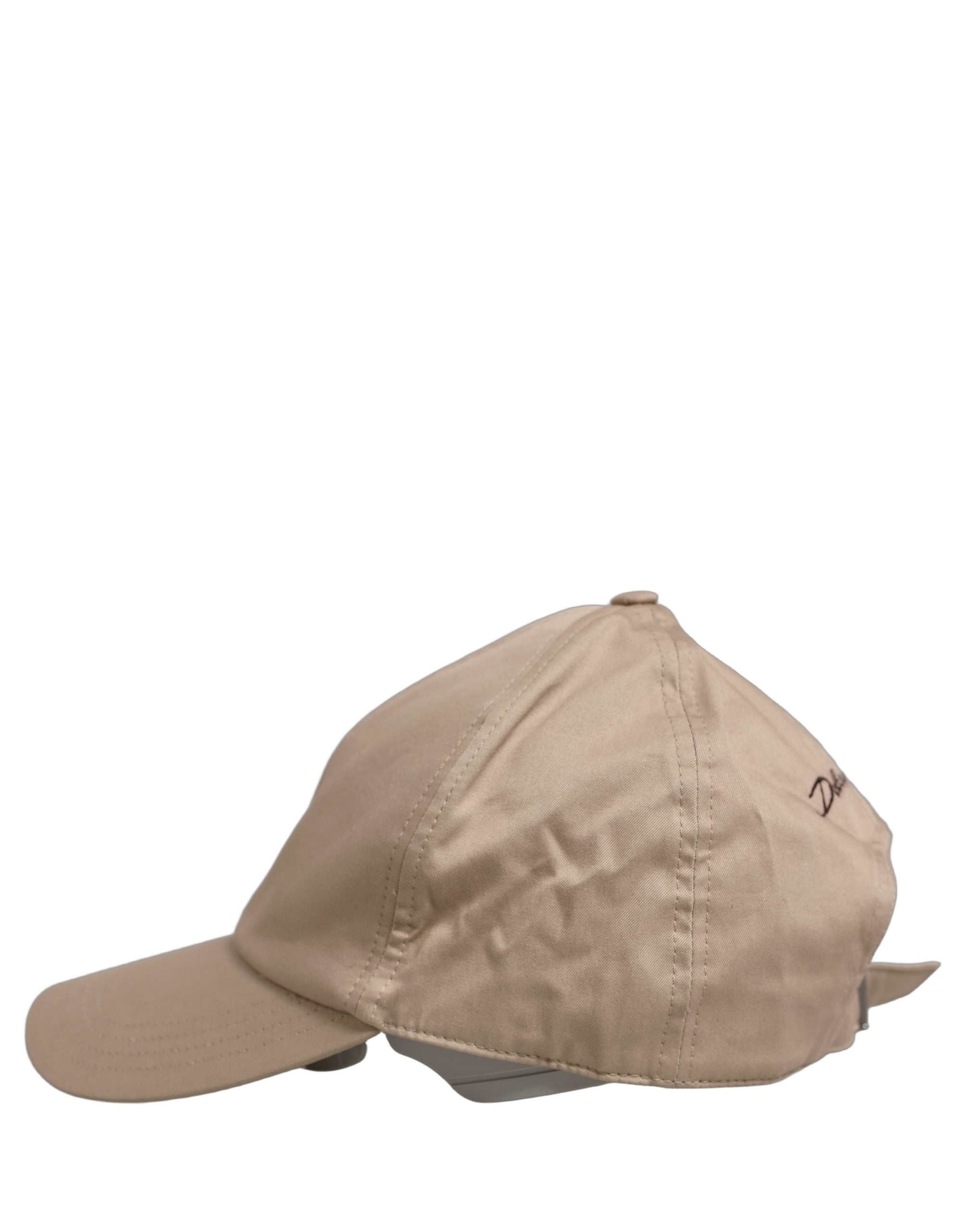 Dolce & Gabbana Herren Baseballkappe aus Baumwolle mit Stretchanteil in Beige