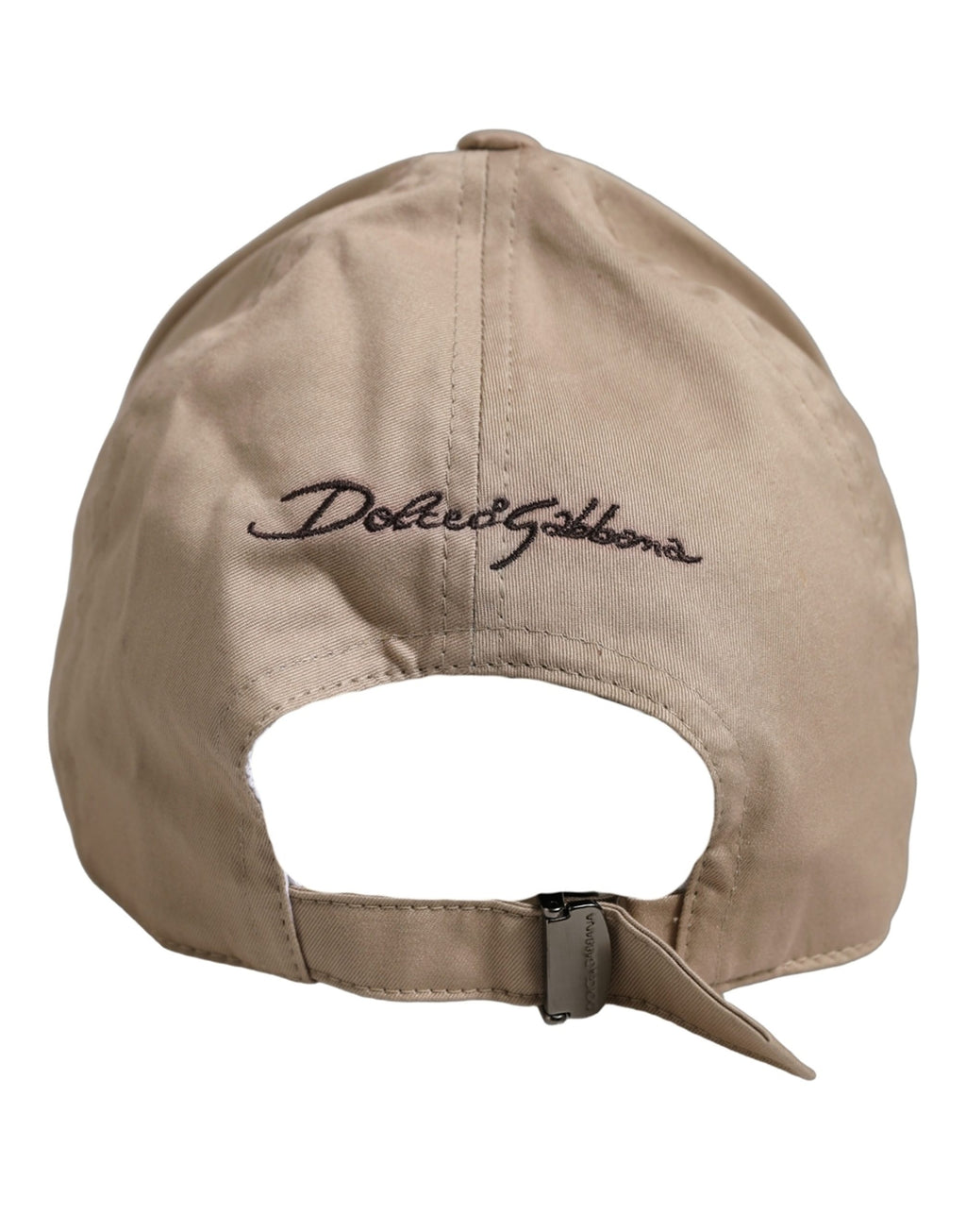 Dolce & Gabbana Herren Baseballkappe aus Baumwolle mit Stretchanteil in Beige