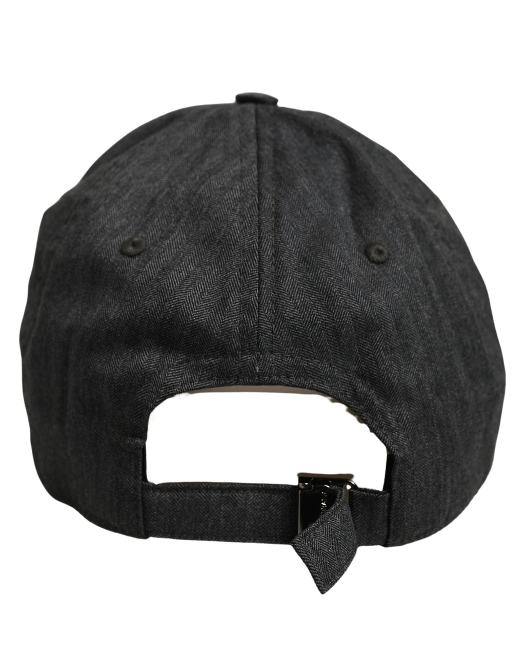 Dolce & Gabbana Herren Baseball Cap in Dunkelgrau mit Fischgrätmuster